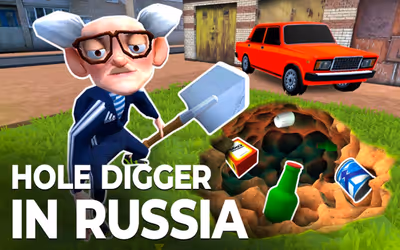 Hole Digger in Russia