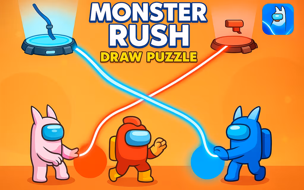 Monster Rush - Draw Puzzle