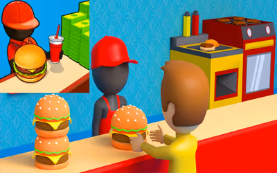 Burger Cafe Idle Tycoon