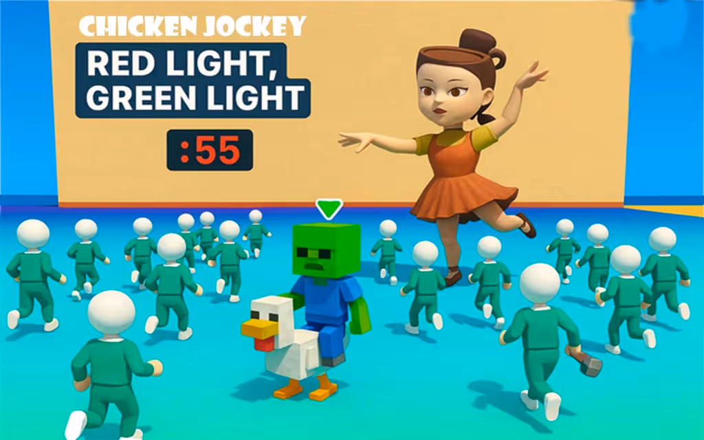 Chicken Jockey: Red Light Green Light