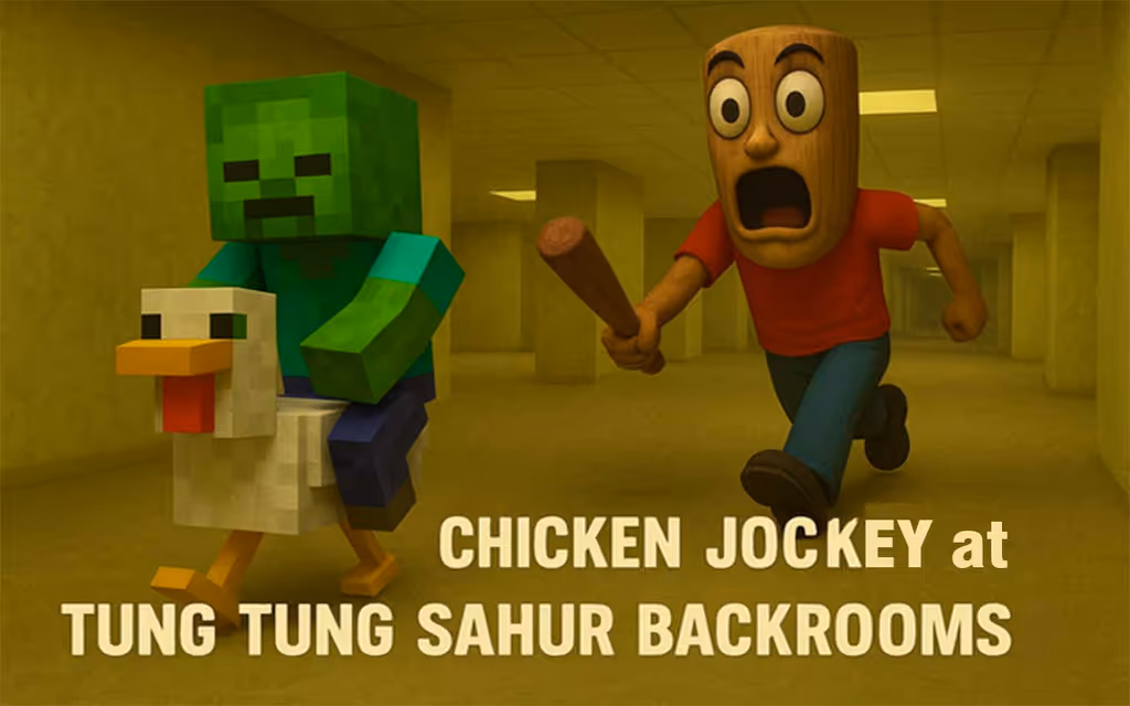 Chicken Jockey at Tung Tung Sahur Backrooms