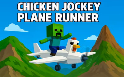 Chicken Jockey Plane Runner