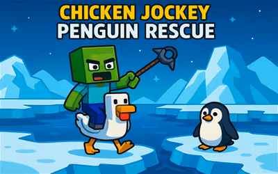 Chicken Jockey: Penguin Rescue