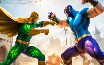 Superhero Fighting Game