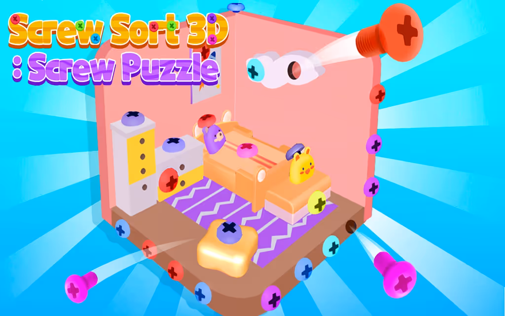 Screw Sort 3D Screw Puzzle