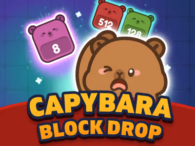 Capybara Block Drop