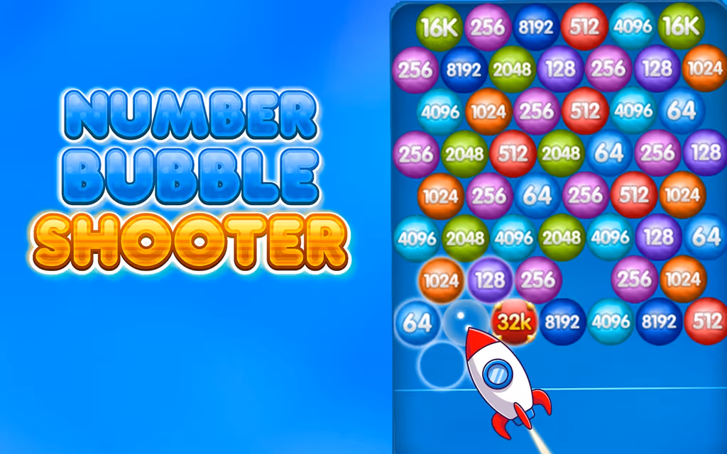 Number Bubble Shooter