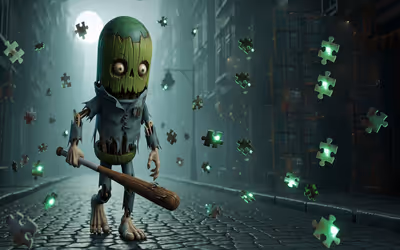 Zombie Tung Tung Sahur Jigsaw Puzzle