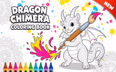 Dragon Chimera Coloring Book