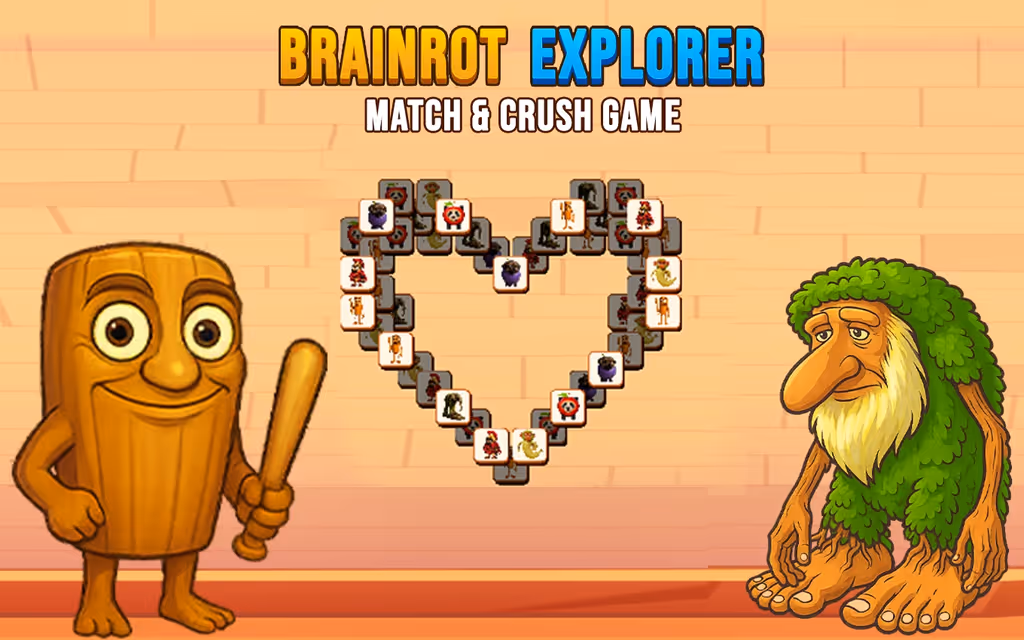 Brainrot Explorer: Match and Crush Game
