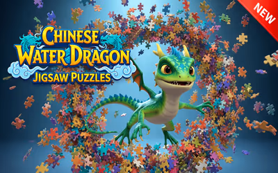 Chinese Water Dragon Jigsaw Puzzles