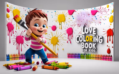 Love Coloring Book for Kids