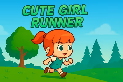 Cute Girl Runner