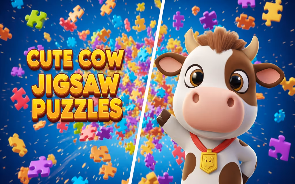 Cute Cow Jigsaw Puzzles