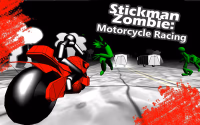 Stickman Zombie Motorcycle Racing