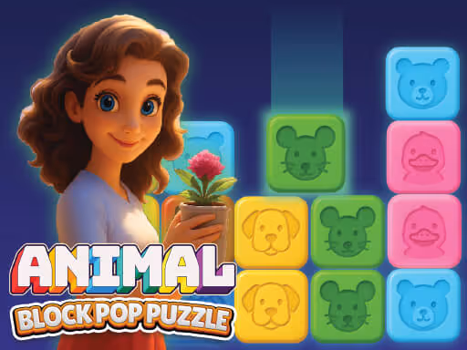 Animal Block Pop Puzzle