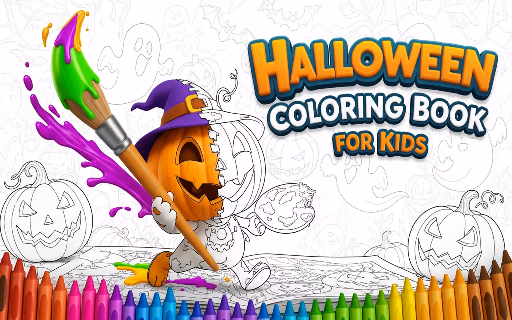 Halloween Coloring Book