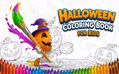 Halloween Coloring Book