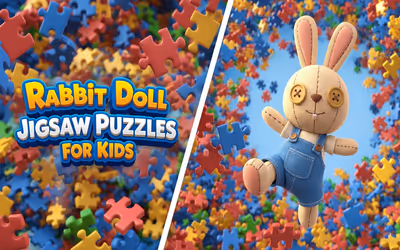 Rabbit Doll Jigsaw Puzzles for Kids