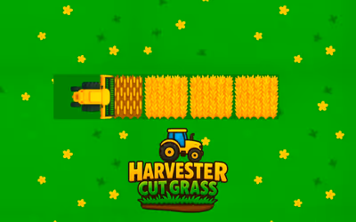 Harvester Cut Grass