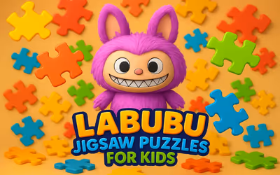 Labubu Jigsaw Puzzles for Kids Game