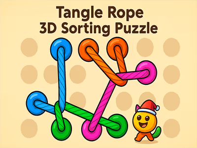 Hazel Tangle Rope 3D: Sorting Puzzle