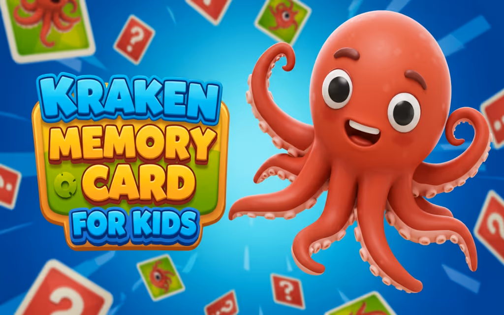Kraken Memory Card for Kids