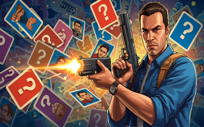 GTA Man Memory Card & Matching Game