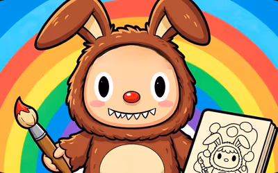 Labubu Coloring Pages