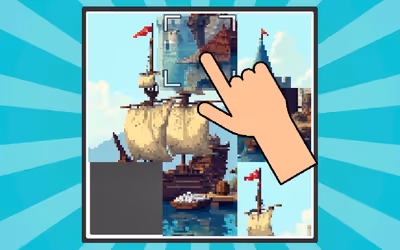 Pixel Slide Puzzle