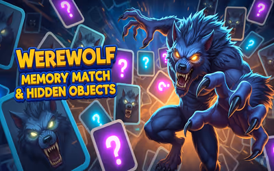 Werewolf Memory Match & Hidden Objects
