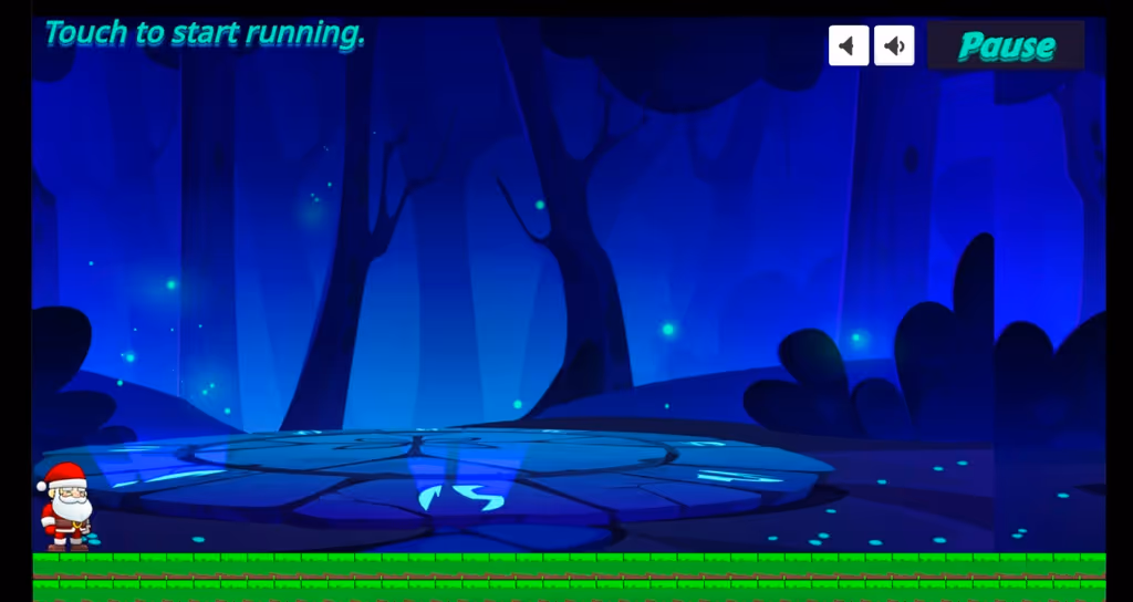 Santa Runner 2D