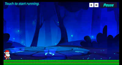 Santa Runner 2D