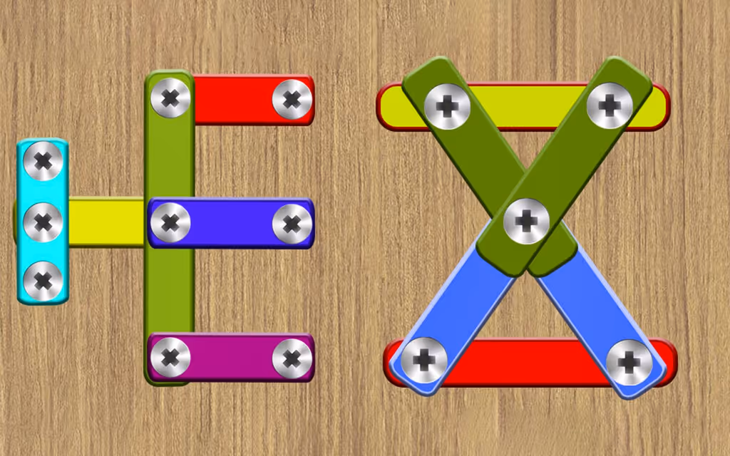 Screw Sort: Screw Pin Puzzle